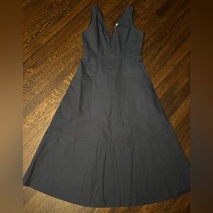 Goop Dark Navy Long Dress